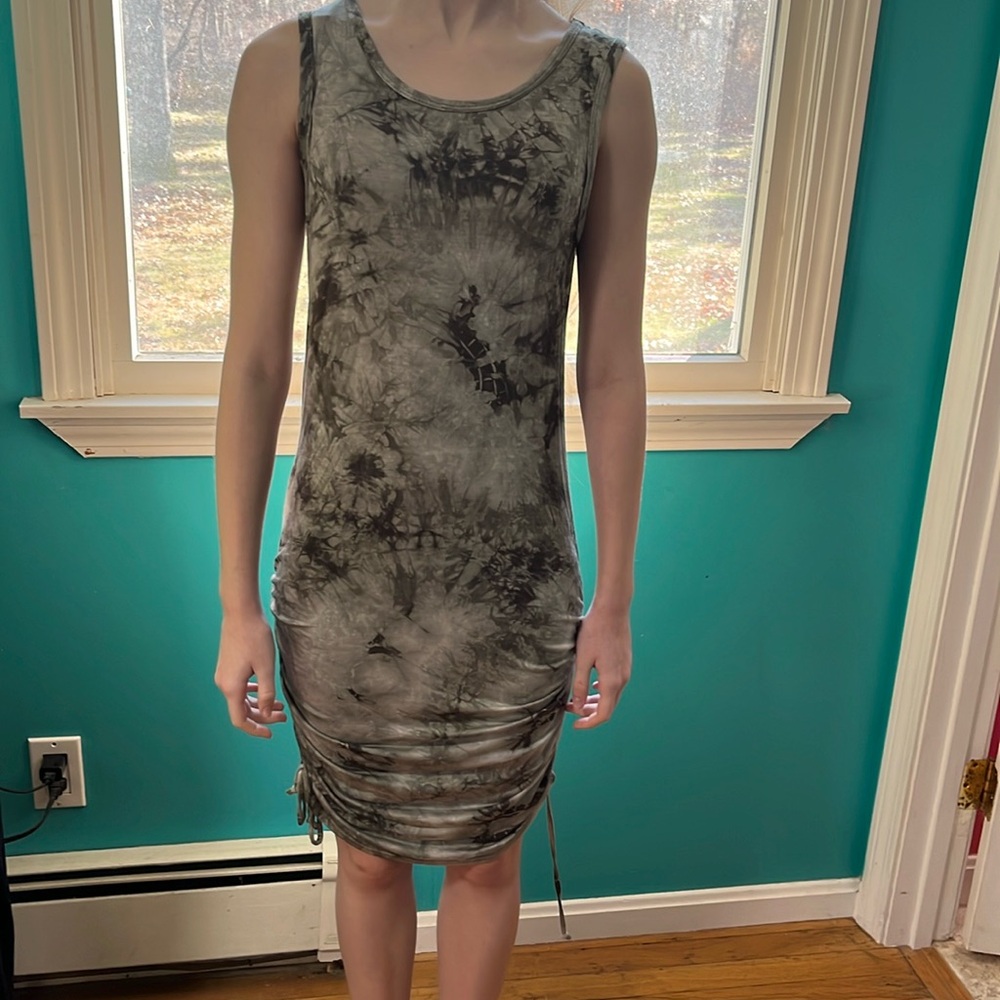 Olivia + Rae Green Tye Dye Dress Size M